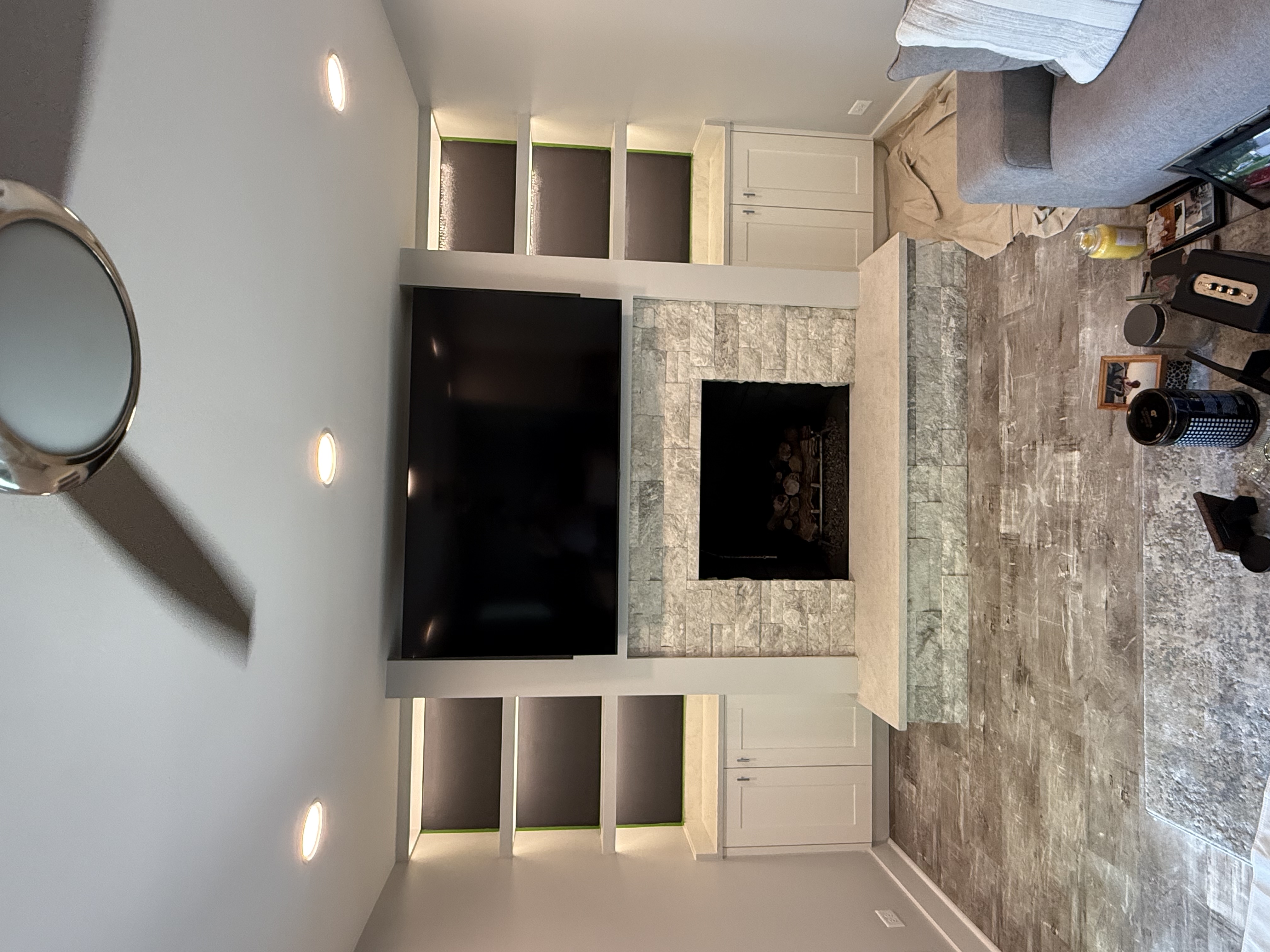 GTB Painting — living room built-ins